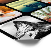 Poster 16 Collage Modèle de l'affiche murale de la grille (Coin)