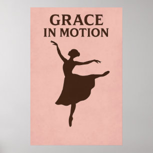 Poster 16, Grace in Motion, Vintage