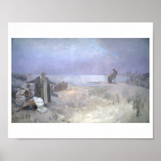 Poster #16 Les Derniers jours de Jan Amos Komensky, Mucha (Devant)