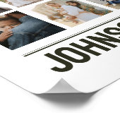 Poster 16 Photo Collage Family Wedding Pictures Keepsake (Coin)