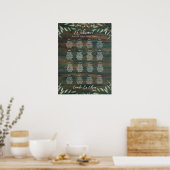 Poster 16 Table Bois rustique Verdure Eucalyptus SEATING (Cuisine)
