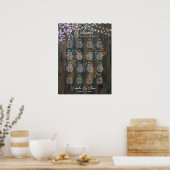Poster 16 Table WISTERIA Rustique Dentelle PLATEAU GRAPHI (Cuisine)
