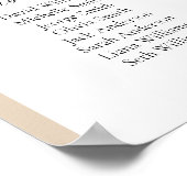 Poster 16 Tables Arc Beige Trouvez Votre Siège Carte De S (Coin)