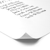 Poster 16 Tables Simple Notre Plan de Table des Personnes (Coin)