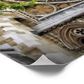 Poster 16"x16", Abbaye de Westminster - Fenêtre en verre  (Coin)