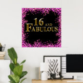 Poster 16e anniversaire  (Bureau à domicile)