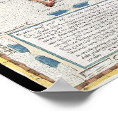 Poster 16th Century Map of Iberia (Coin)