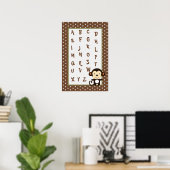 Poster 16x24 Nursery Art ABC Chart Jungle Play (Bureau à domicile)