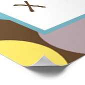 Poster 16x24 Nursery Art ABC Chart Jungle Tales Safari (Coin)