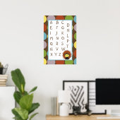 Poster 16x24 Nursery Art ABC Chart Jungle Tales Safari (Bureau à domicile)