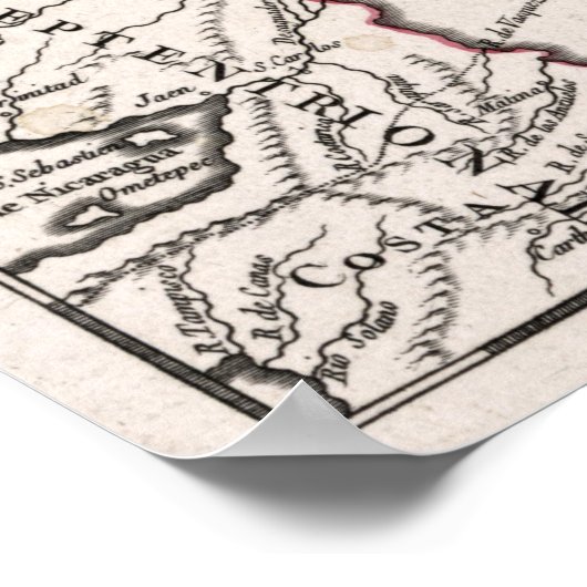 Poster 1750 Antilles (Coin)