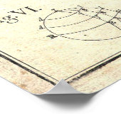 Poster 1753 Homann Heirs Solar System Chart (Coin)