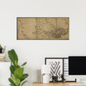 Poster 1762 Cartes du Canada (Bureau à domicile)