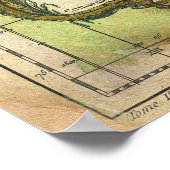 Poster 1778 Bellin Nautical Chart ou Map of the World (Coin)