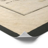 Poster 1780 Map of the Kingdoms of Galicia and Lodomeria  (Coin)