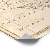 Poster 1799 Carte anglaise des Caraïbes GRAND (Coin)