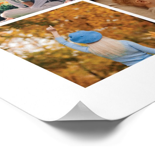 Poster 17 Collage de photos (Coin)