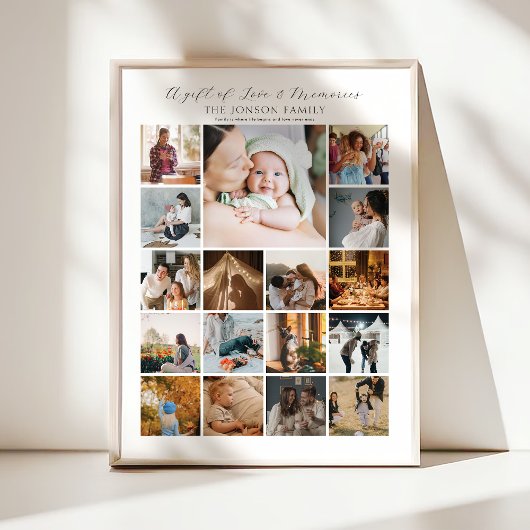 Poster 17 Collage de photos