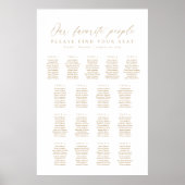 Poster 17 Tableaux Notre Carte De Sièges Pour Les Personn (Devant)