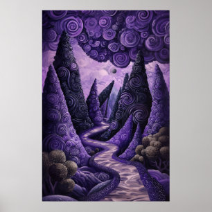 Poster 1802 Scénario surréaliste cosmique