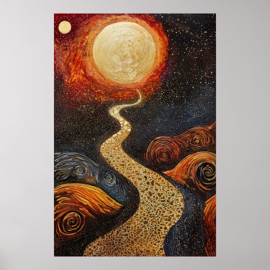 Poster 1803 Scénario surréaliste cosmique (Devant)