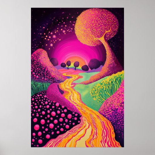 Poster 1804 Scénario surréaliste cosmique (Devant)