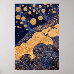 Poster 1810 Paysage surréaliste cosmique