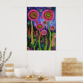 Poster 1818 Paysage surréaliste cosmique (Cuisine)