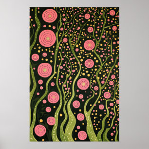 Poster 1819 Paysage surréaliste cosmique