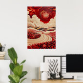 Poster 1823 Scénario surréaliste cosmique (Bureau à domicile)