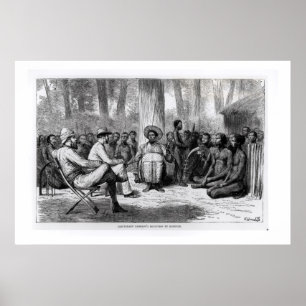 Poster 1844-94) Recep de lieutenant Verney Lovett Cameron