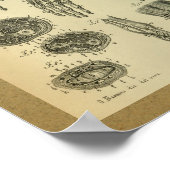 Poster 1850 Vintage Anatomy Print Arm Muscles (Coin)