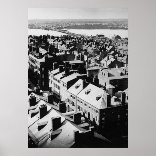 Poster 1859 : La ville de Boston, Massachusetts (Devant)