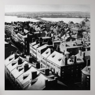Poster 1859 : La ville de Boston, Massachusetts