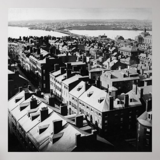 Poster 1859 : La ville de Boston, Massachusetts (Devant)