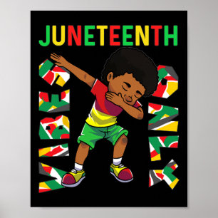 Poster 1865 Dabbing Vibes Uniquement Noir Africain B