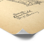 Poster 1875 Brevet Corset (Coin)