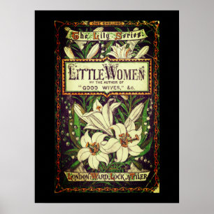 Poster 1878 Couverture du livre des petites femmes Post