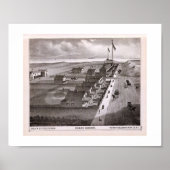 Poster 1878 REPRO Print Ocean House, Point Pleasant, NJ (Devant)