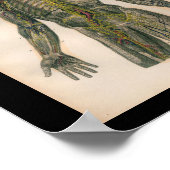 Poster 1879 Nerves d'impression Vintage bloc (Coin)