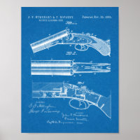 1883 Tirage de dessin d'art breveté