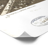 Poster 1884 Delavan, WI Birds Eye Panoramic Map (Coin)