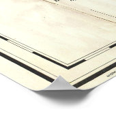 Poster 1885 De Witt Alexander Plan du mur de Maui, Hawaii (Coin)