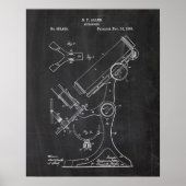 Poster 1886 Microscope Patent (Devant)