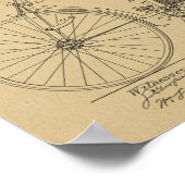 Poster 1889 Garde-robe Vintage Brevet Art Imprimer (Coin)