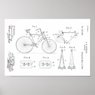 Poster 1890 personnalisers vintages d'impression de