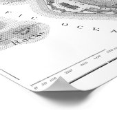 Poster 1890 Sutro Heights, San Francisco, plan du voisina (Coin)