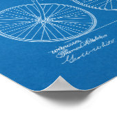 Poster 1891 Conception de bicyclettes Vintages Art. (Coin)