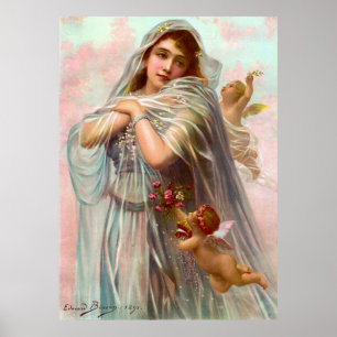 Poster 1891 Edouard Bisson La Fiancée