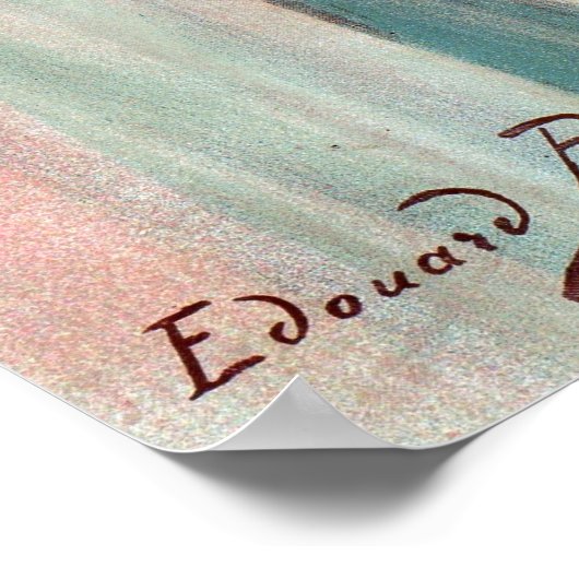 Poster 1891 Edouard Bisson La Fiancée (Coin)